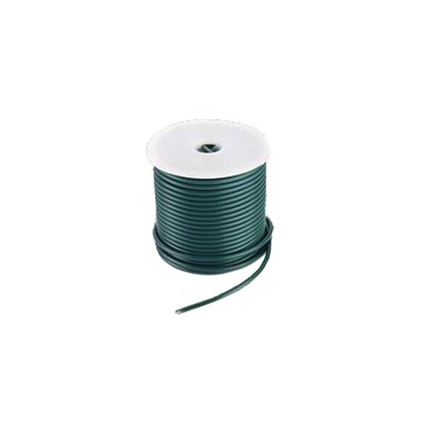 Primary Wire, GPT, 12 AWG, Copper, Green, PVC Jacket, Stranded